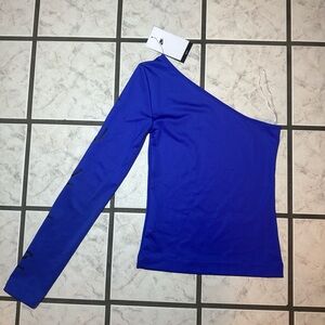 Nike One-Shoulder Royal Blue Women's Top